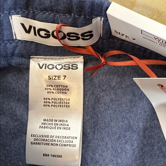 ⭐️ NWT Vigoss Dark Blue Cargo Wide Leg Pants- size 7 - Picture 4 of 9